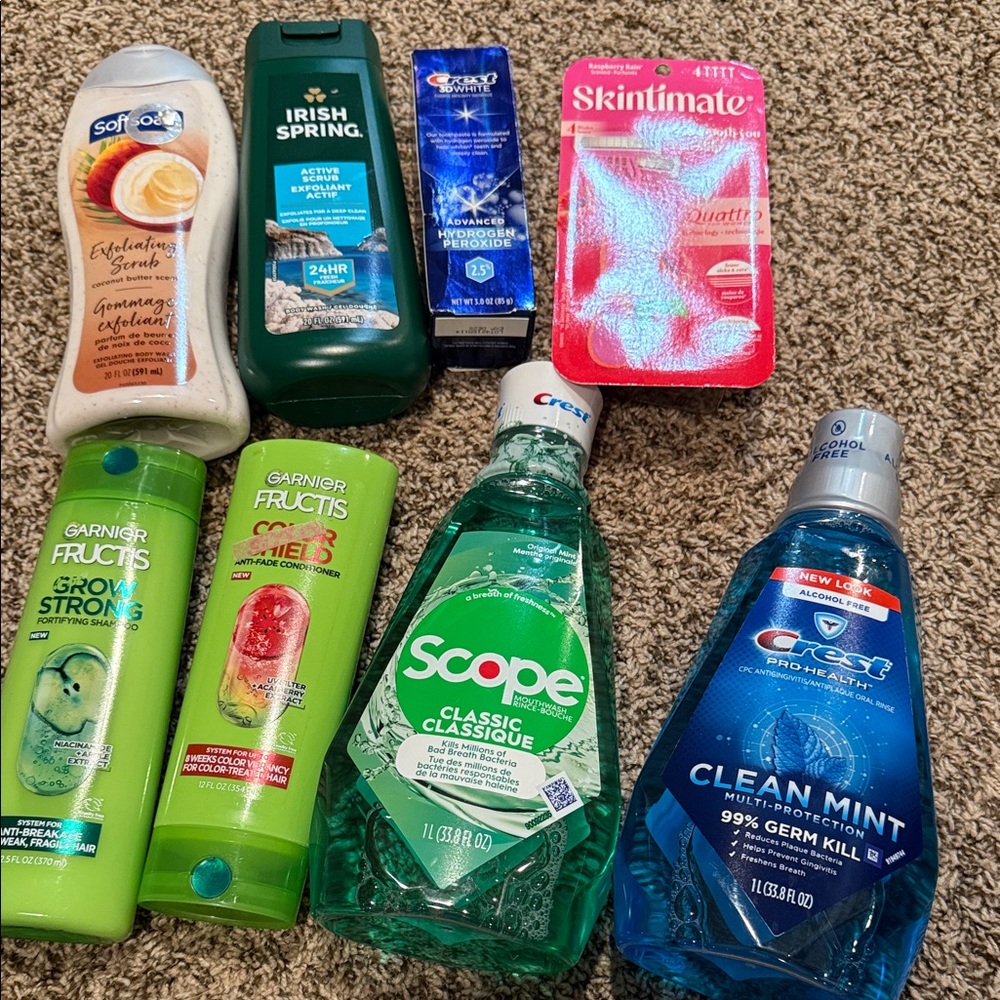 Assorted Personal Care Products